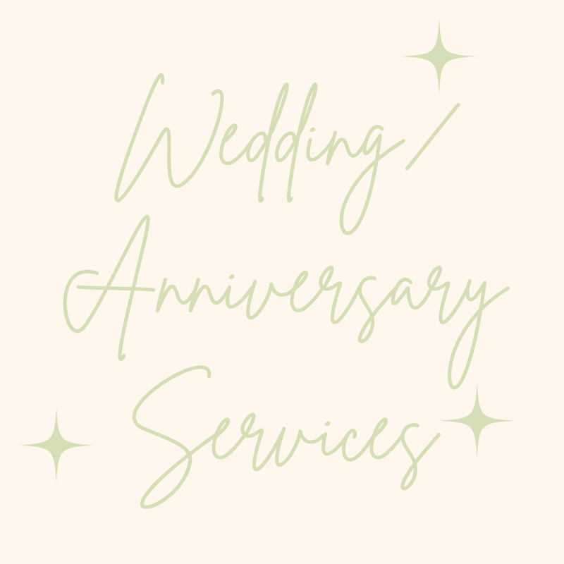 Wedding/ Anniversary Services