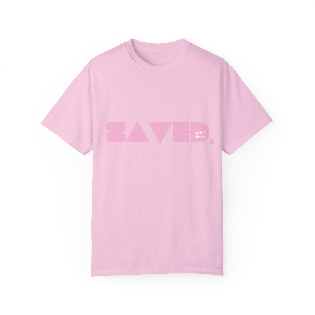 Saved by His Blood "SBHB" Comfort Colors Tee