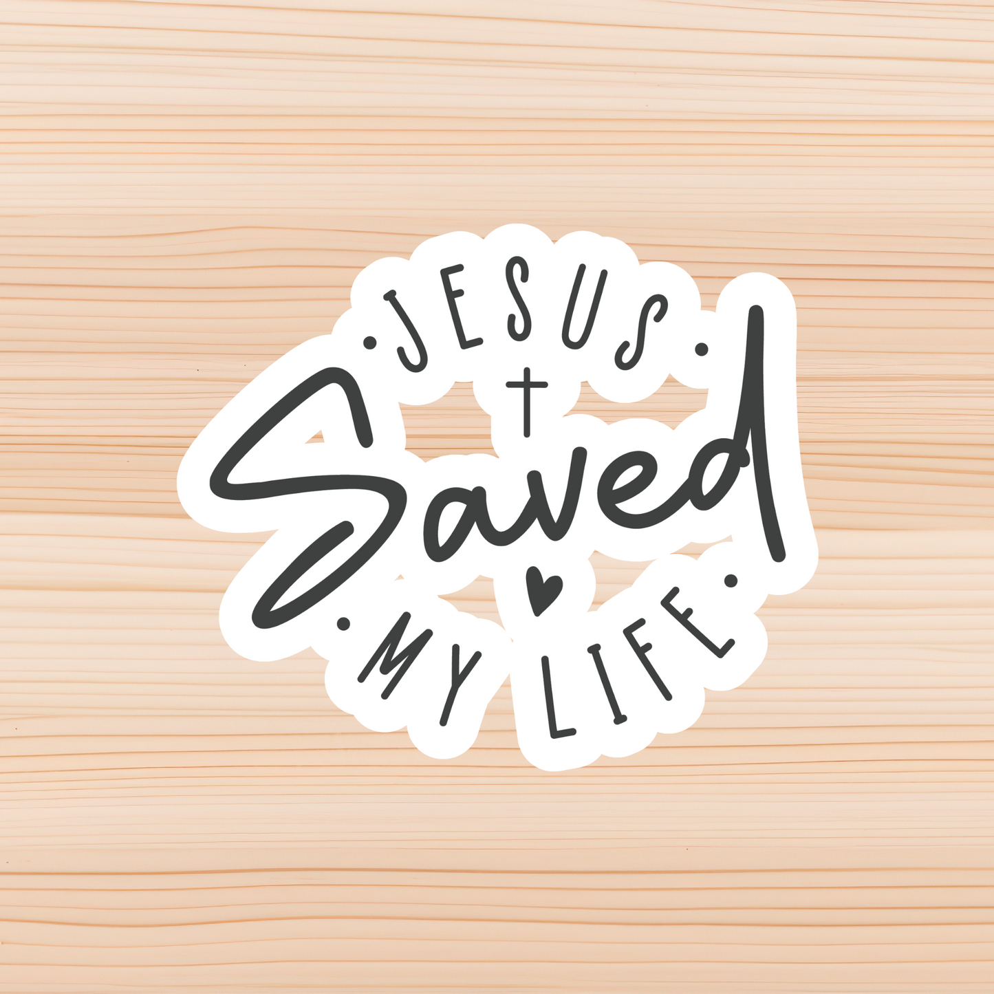 Stickers| Black and White Christian Quotes