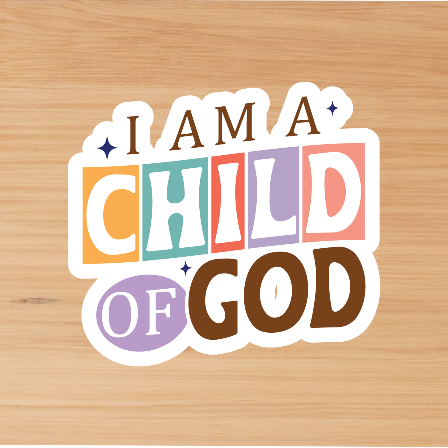 Stickers| Colorful Christian Quotes