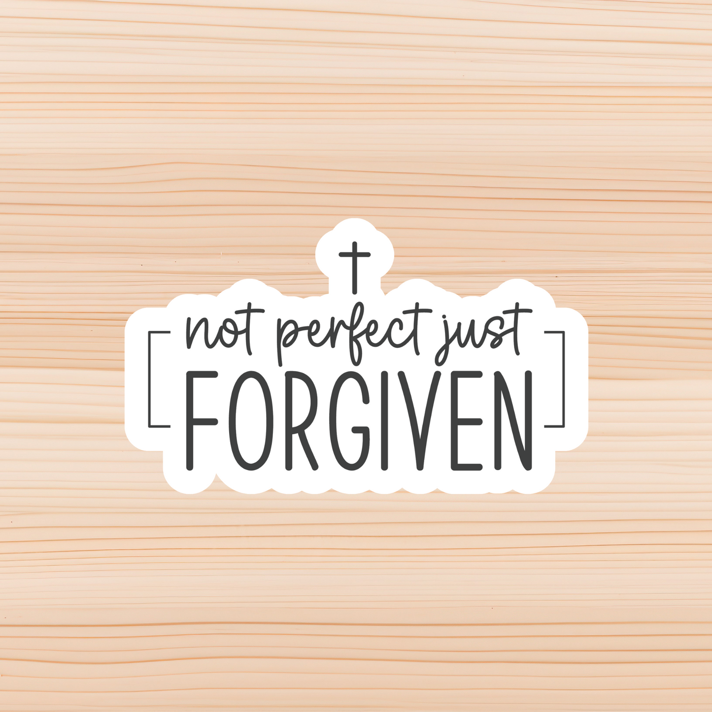 Stickers| Black and White Christian Quotes