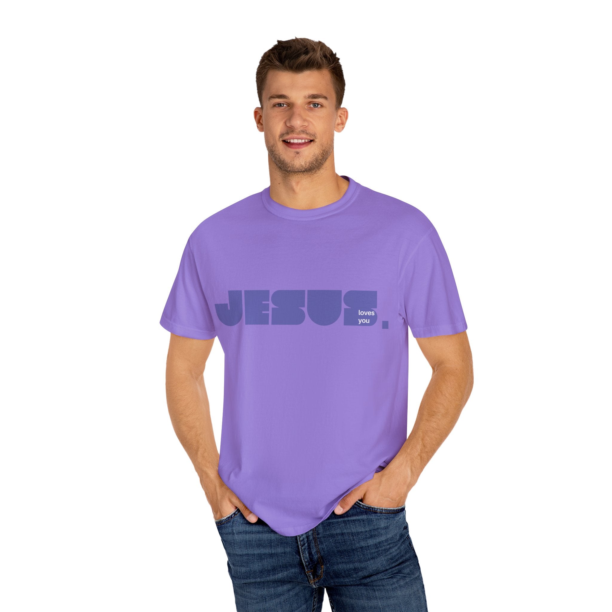 Jesus Loves You "JLY" Comfort Colors Tee