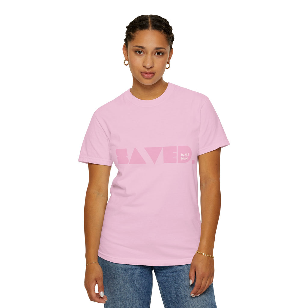 Saved by His Blood "SBHB" Comfort Colors Tee