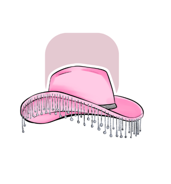 Magnetic Bookmark| Pink Cowgirl