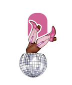 Magnetic Bookmark| Pink Cowgirl