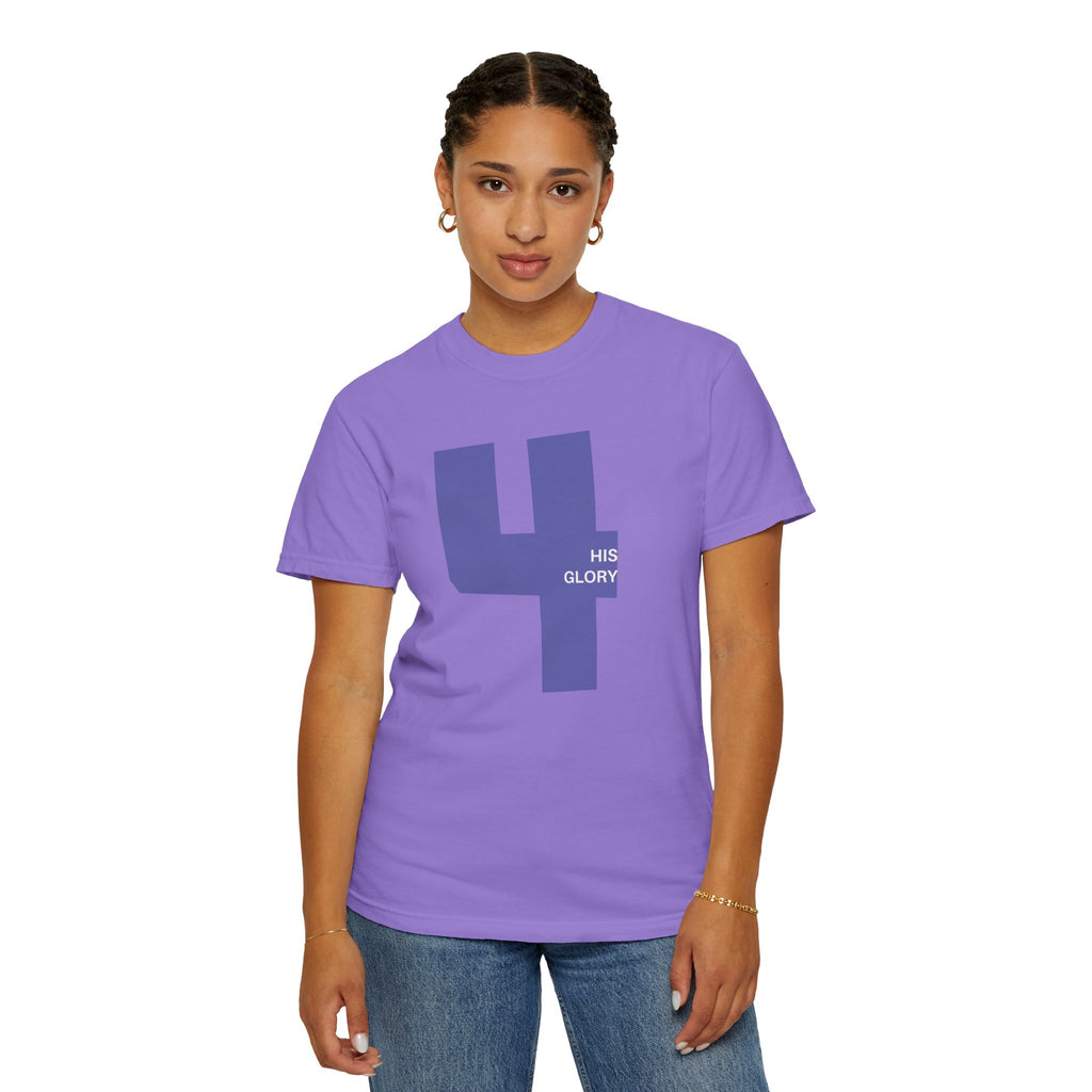 4 His Glory "4HG" Comfort Colors Tee