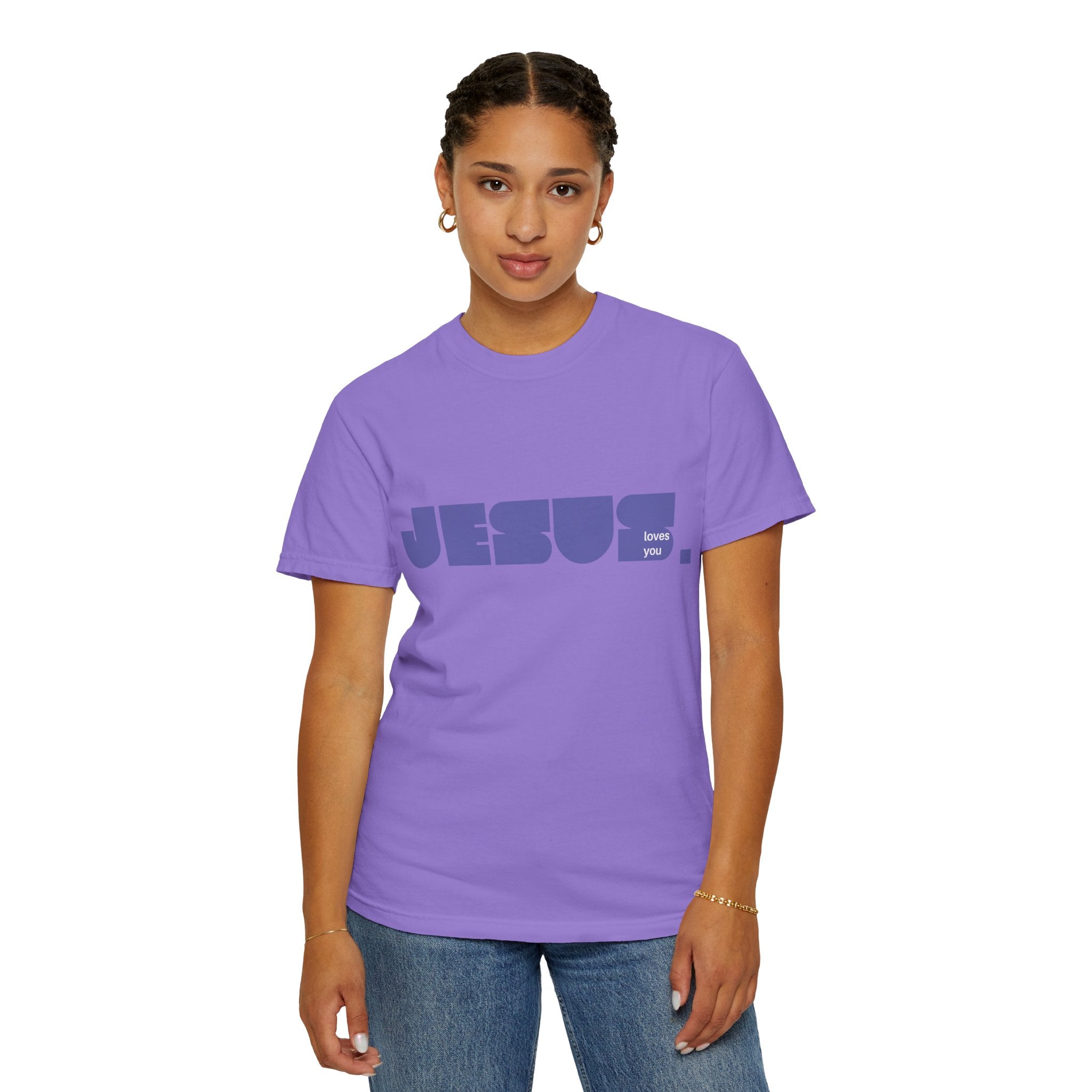 Jesus Loves You "JLY" Comfort Colors Tee
