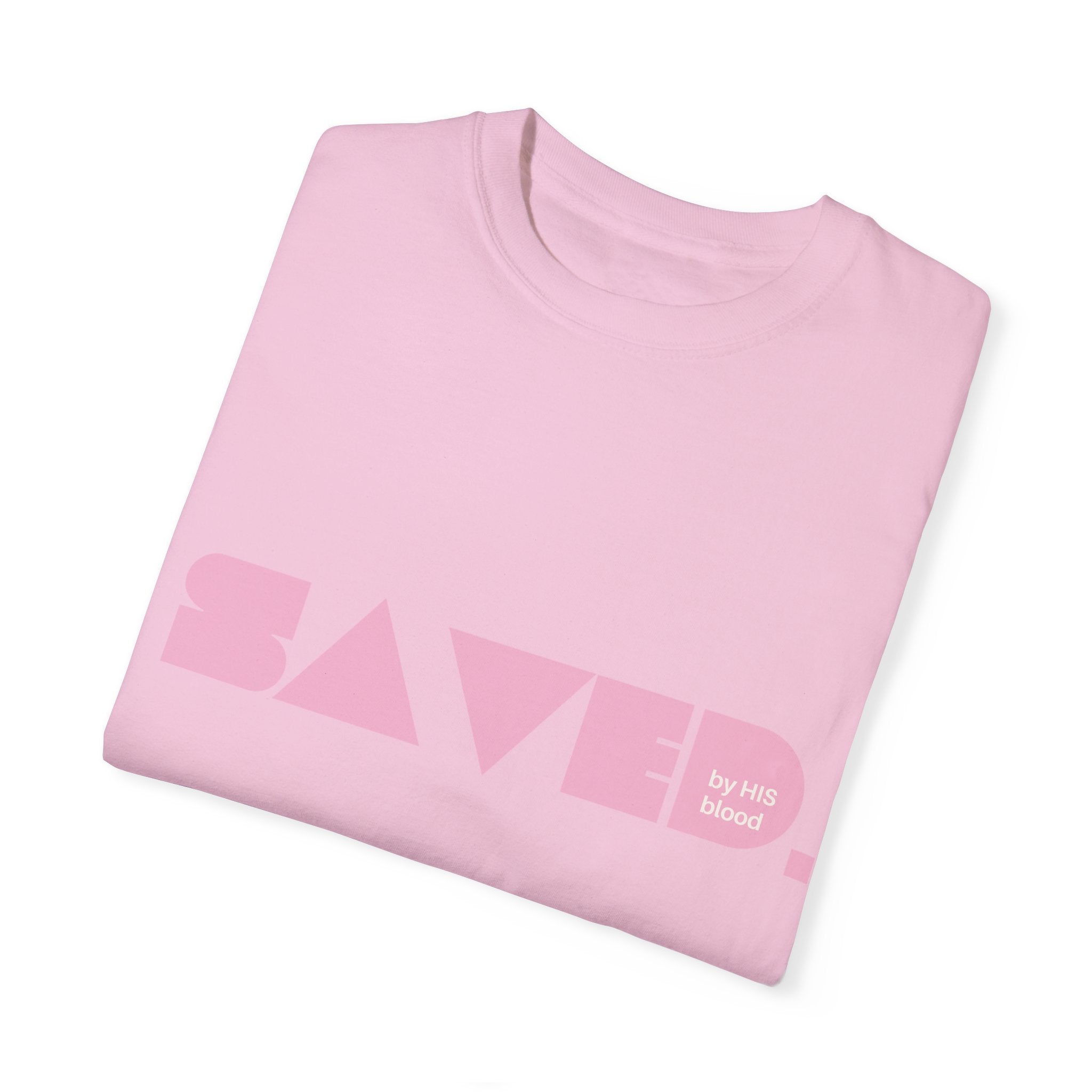Saved by His Blood "SBHB" Comfort Colors Tee