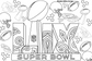 Coloring Pages| Super Bowl 2025 PRINTABLE