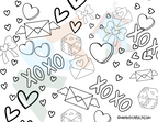 Coloring Pages| VDay PRINTABLE