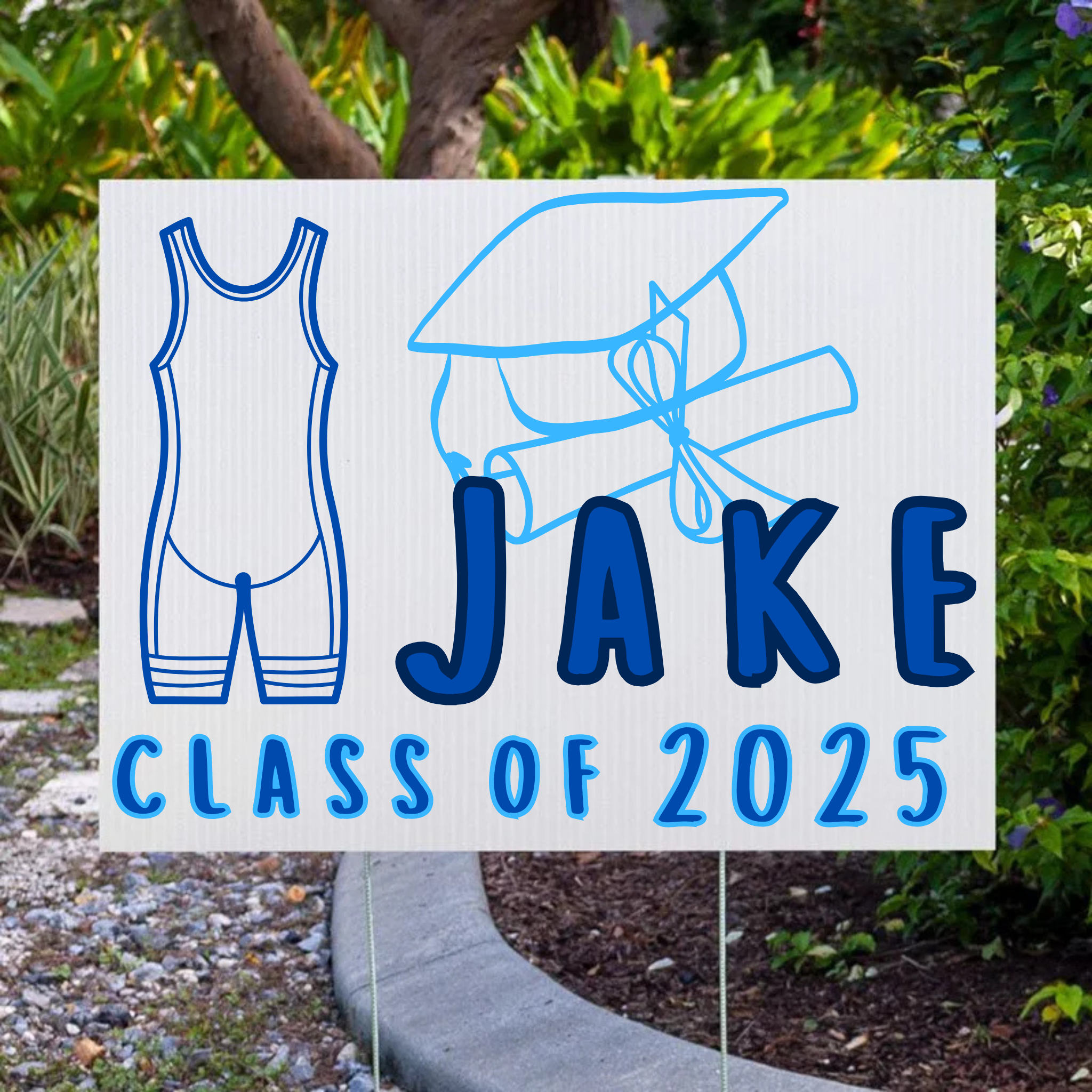 Hand Painted Yard Sign