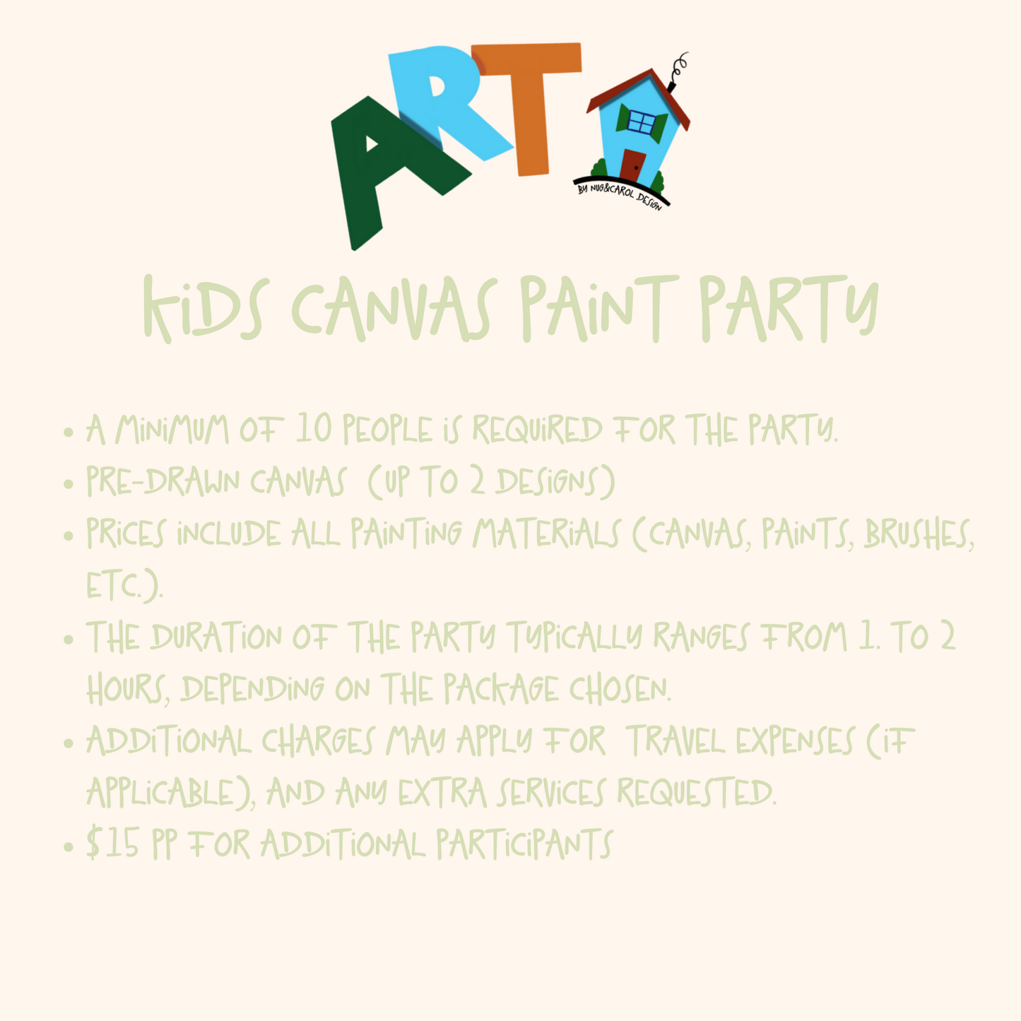 Arthouse| Kids Canvas Party