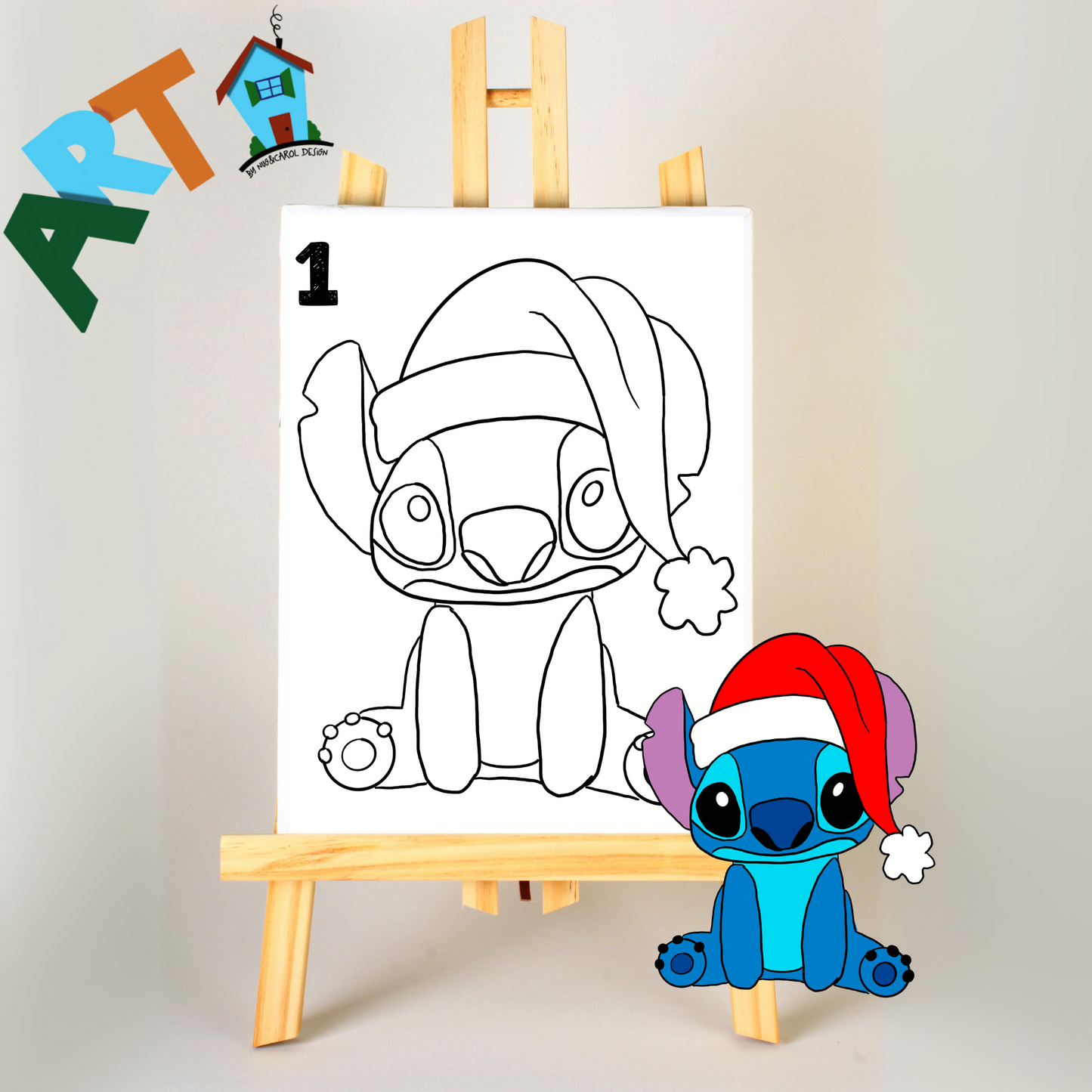 Paint Kits| Stitch Christmas