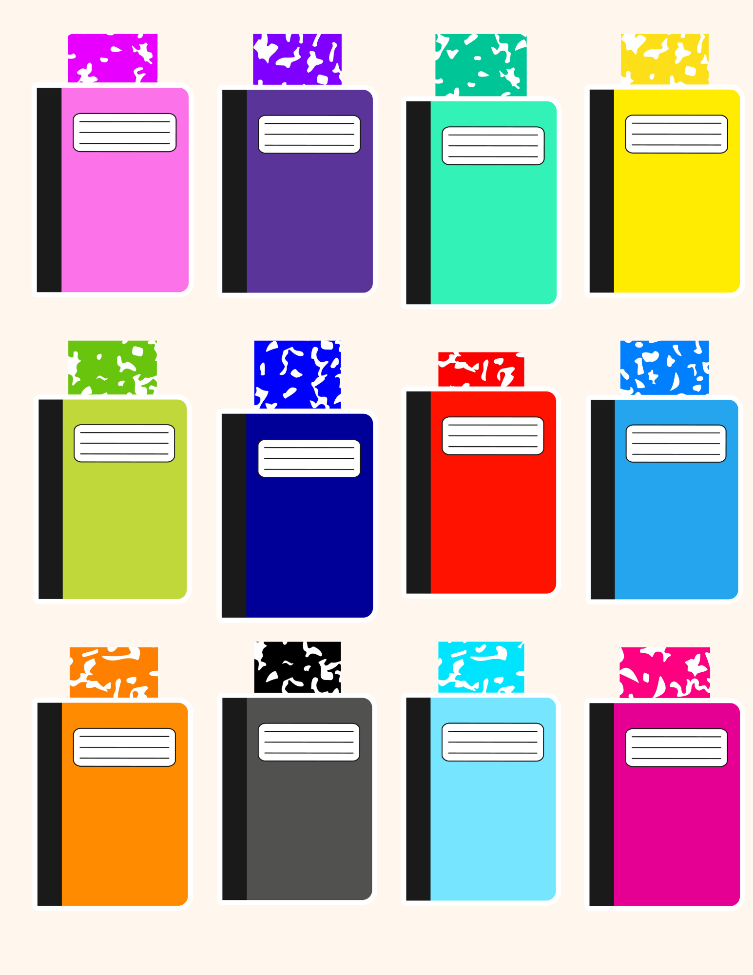 Magnetic Bookmark| Comp Notebook