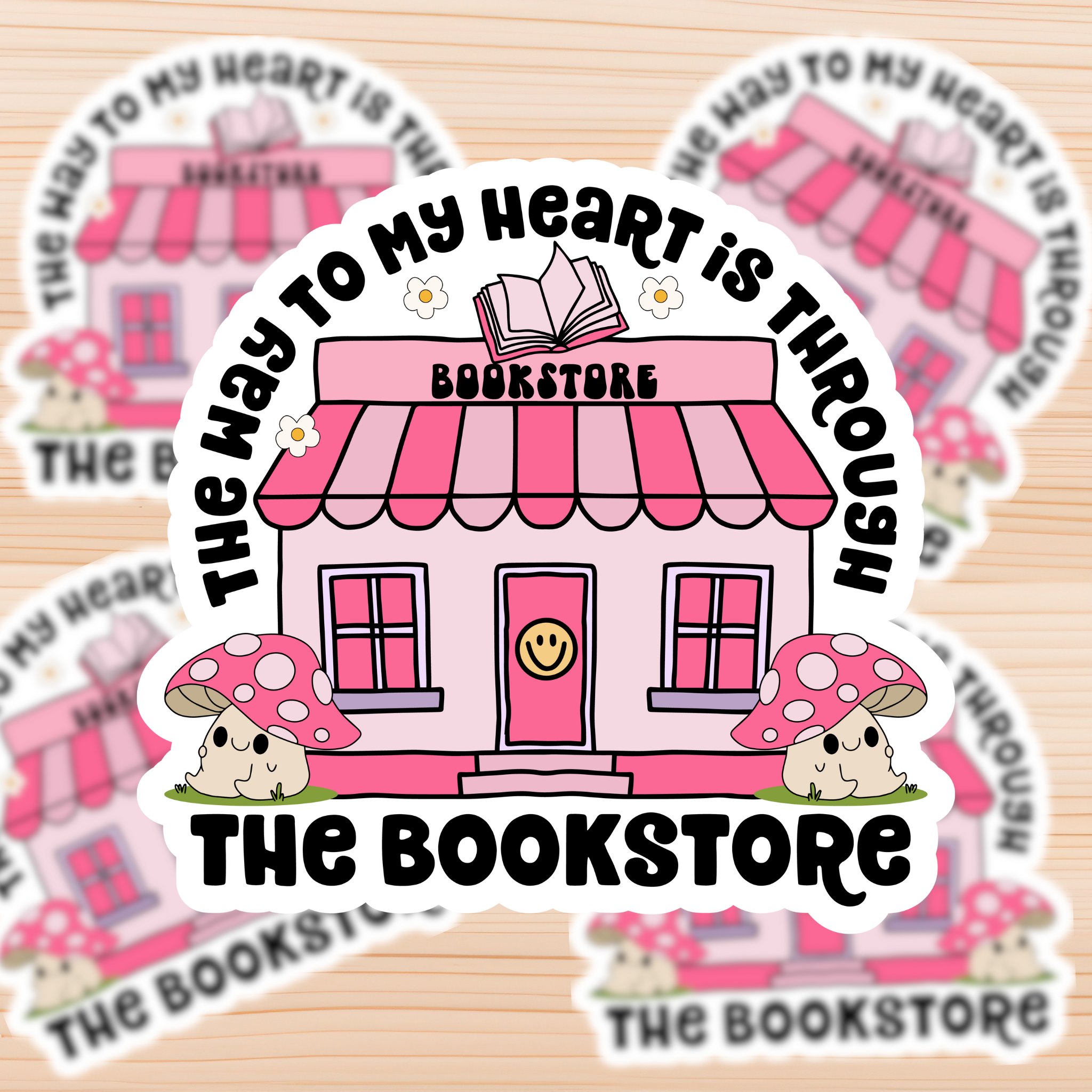 Stickers| Smiley Bookish
