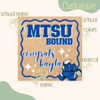 Custom Hand Painted Banner | College Bound