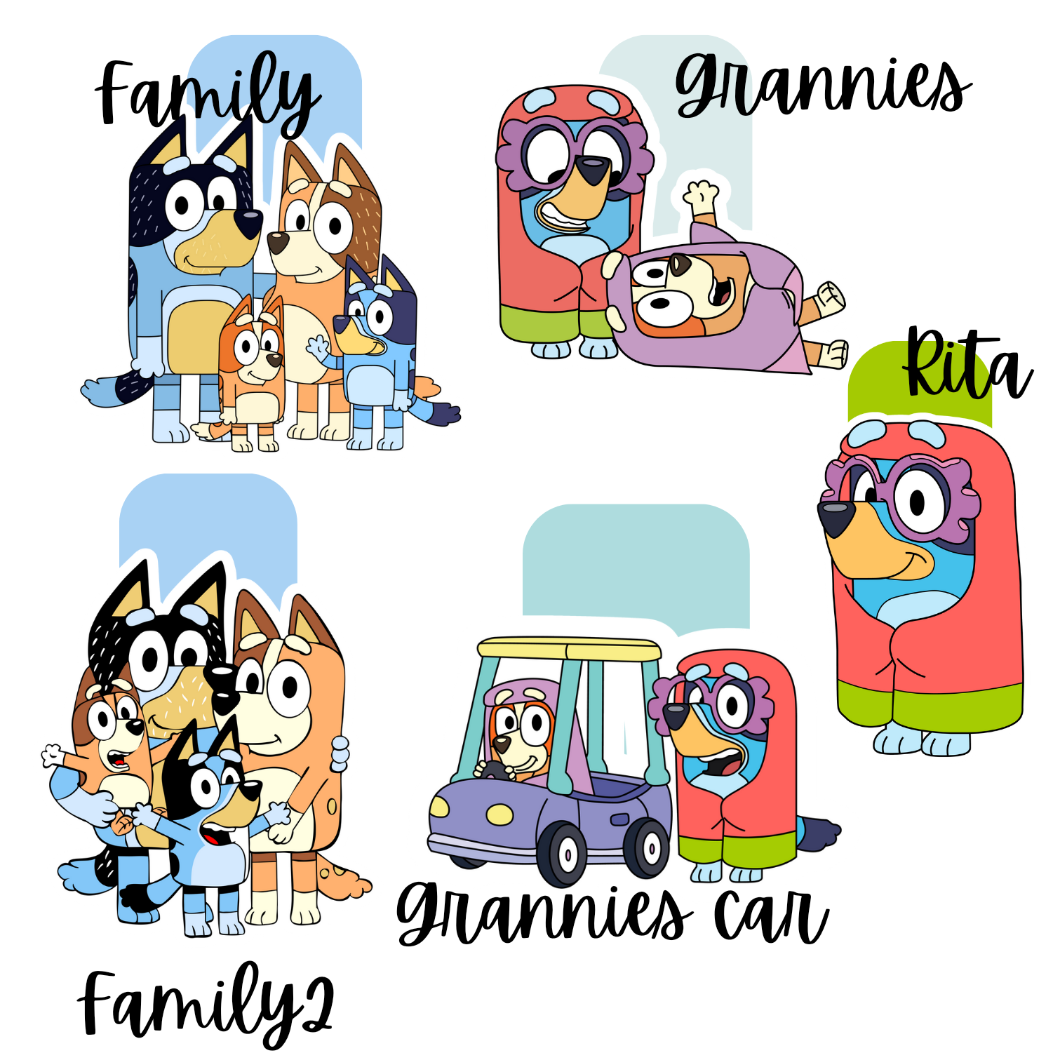 Magnetic Bookmarks| Bluey