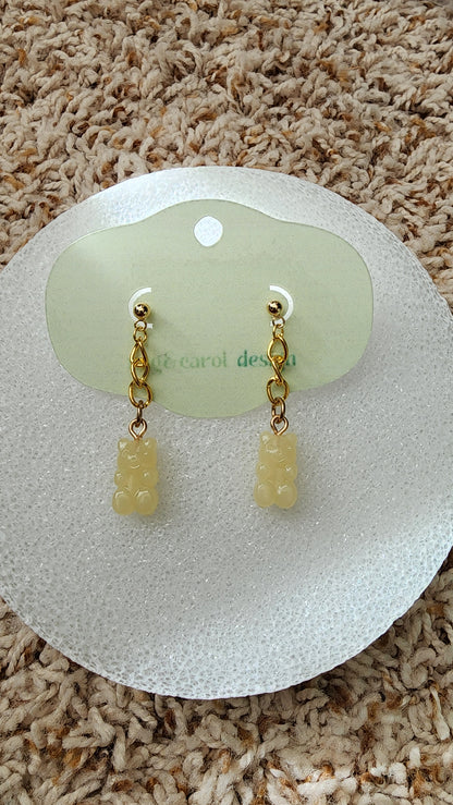 Resin Gummy Bear Earrings