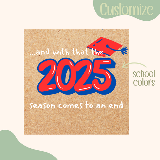 Custom Hand Painted Banner | End of Year Autogragh Banner/Keepsake