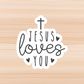 Stickers| Black and White Christian Quotes