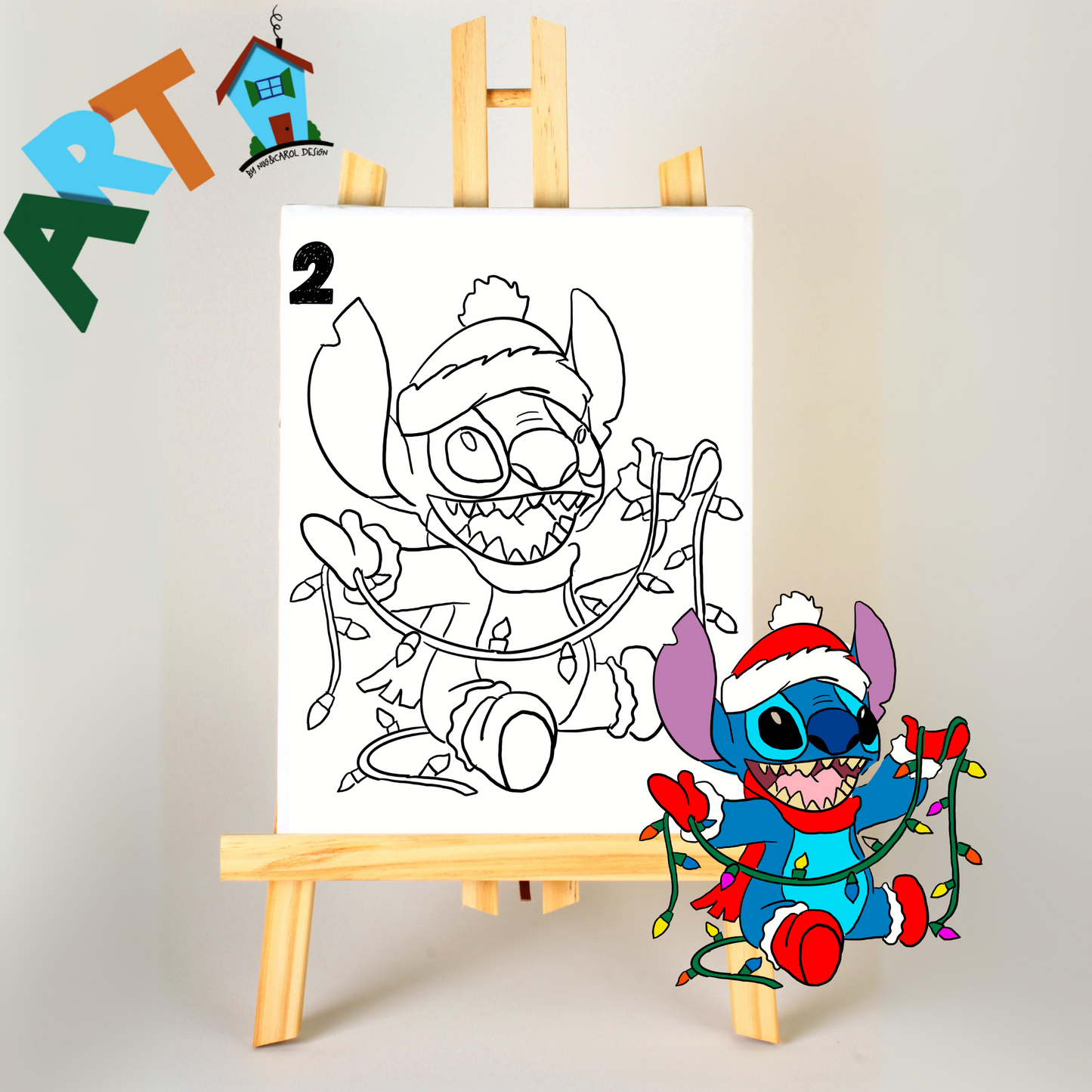 Paint Kits| Stitch Christmas