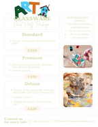 Arthouse Mobile Party| Glassware Paint Party