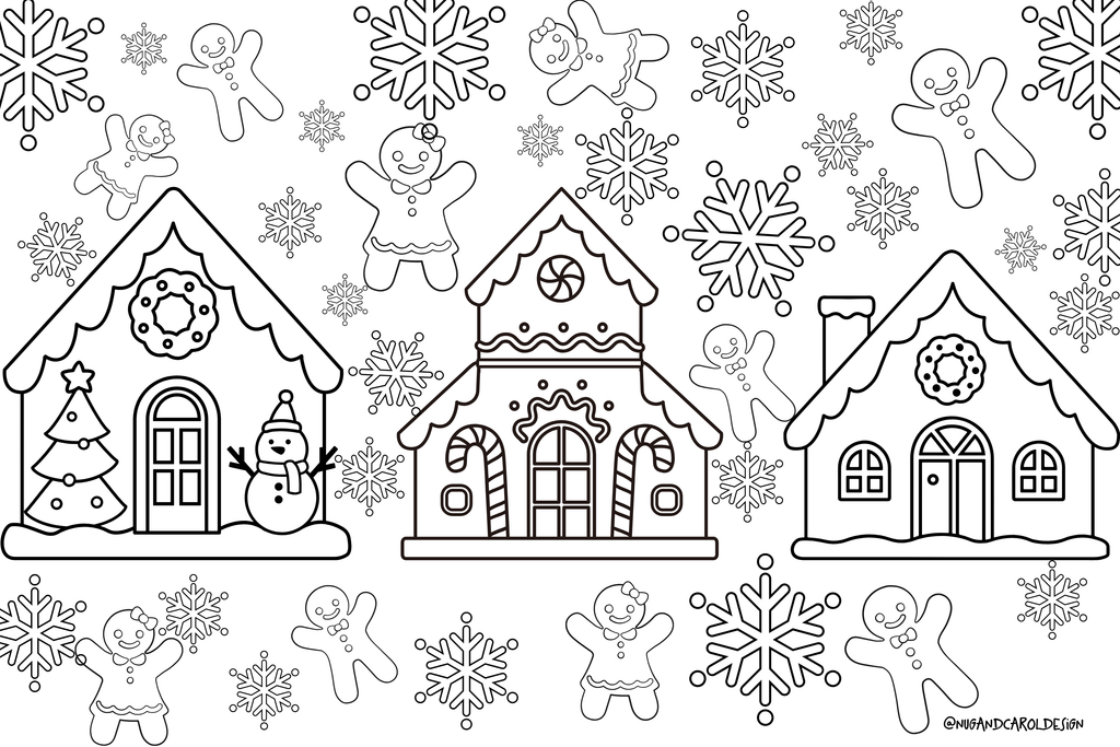 Banner| Christmas Coloring Banner