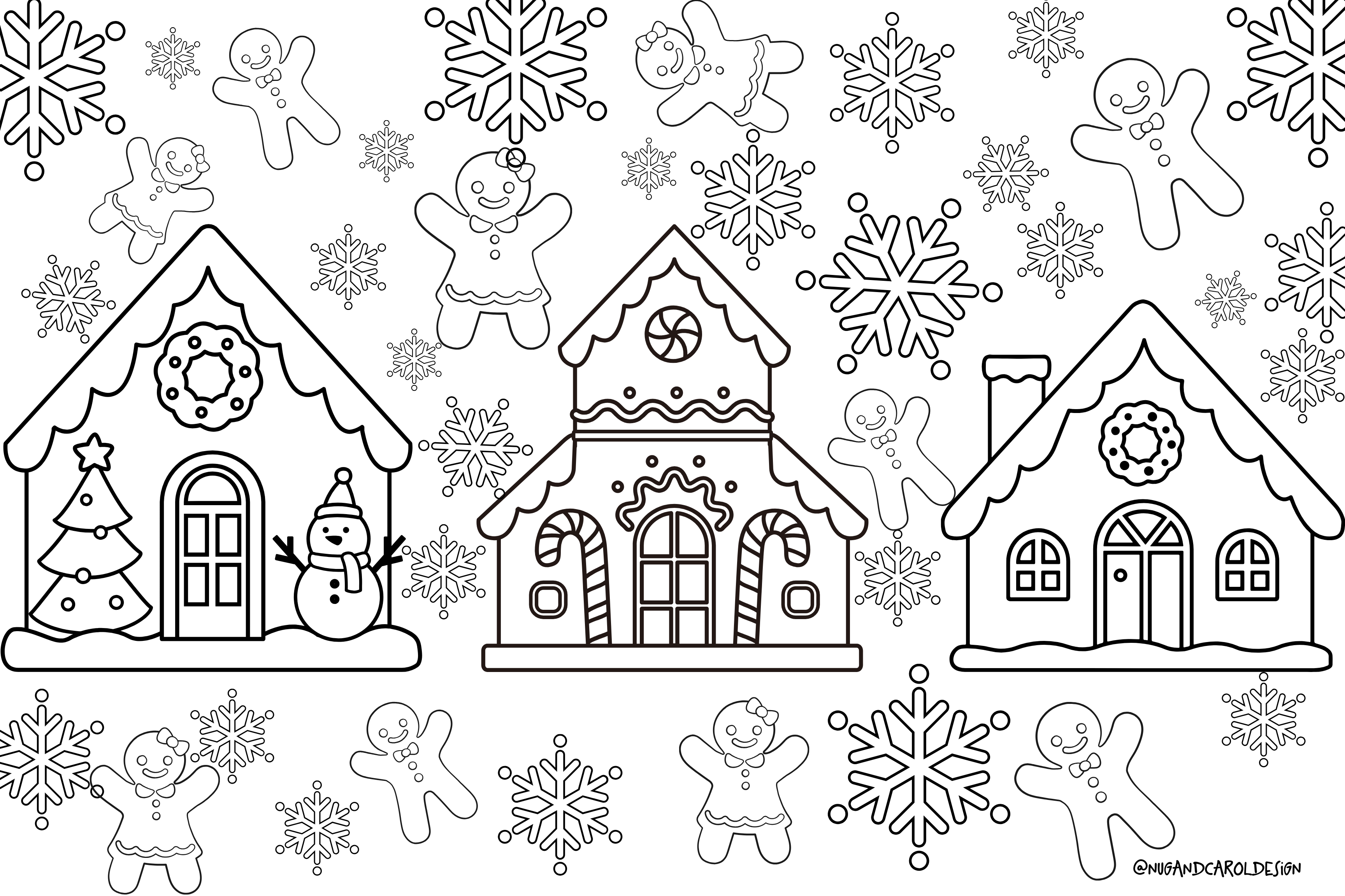 Banner| Christmas Coloring Banner