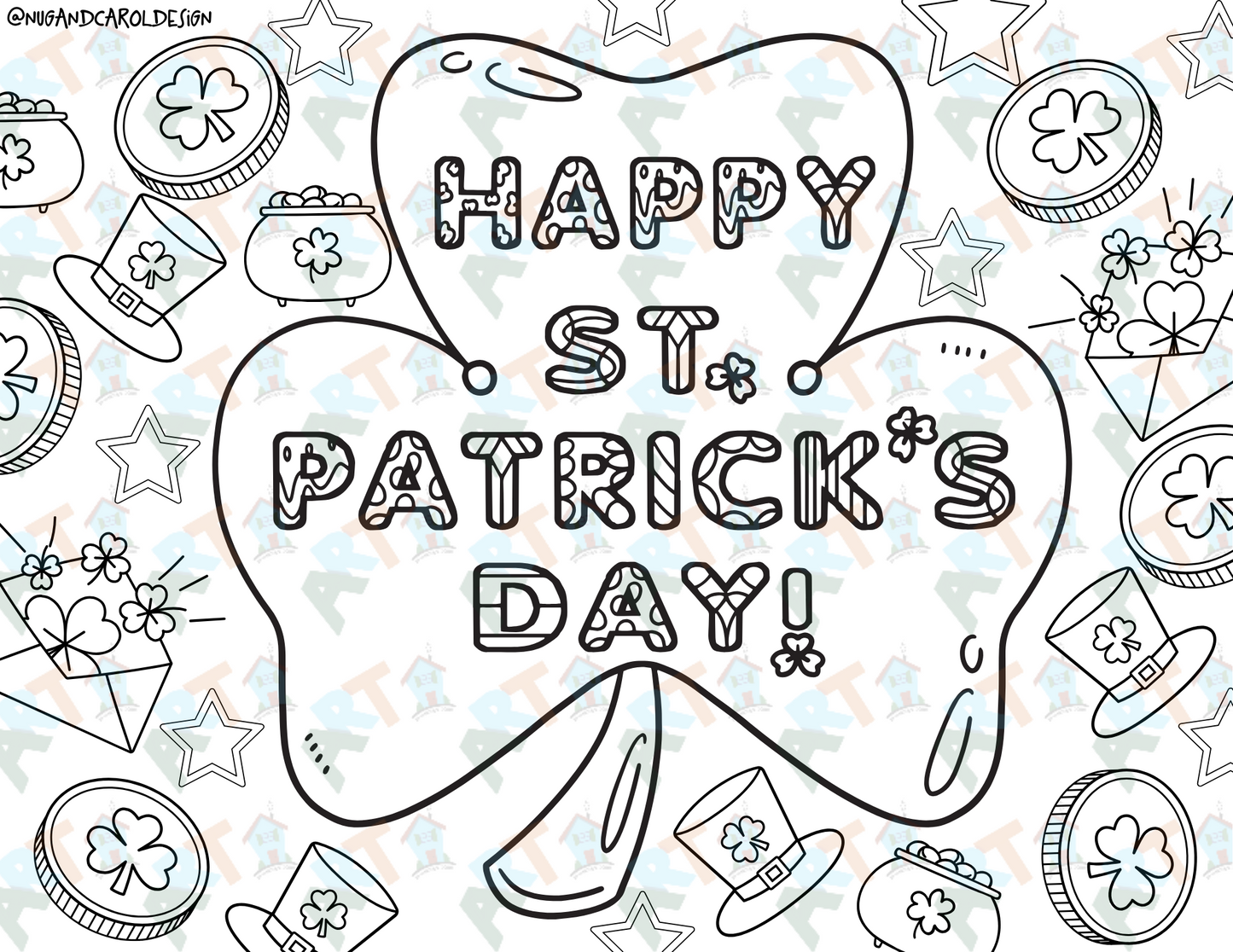 Coloring Pages| St. Patricks Day PRINTABLE