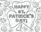 Coloring Pages| St. Patricks Day PRINTABLE