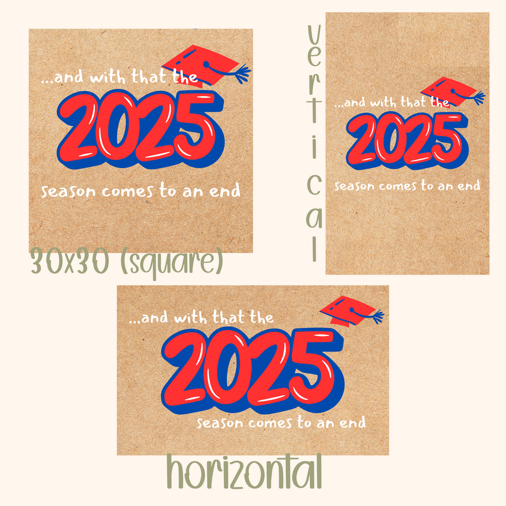 Custom Hand Painted Banner | End of Year Autogragh Banner/Keepsake