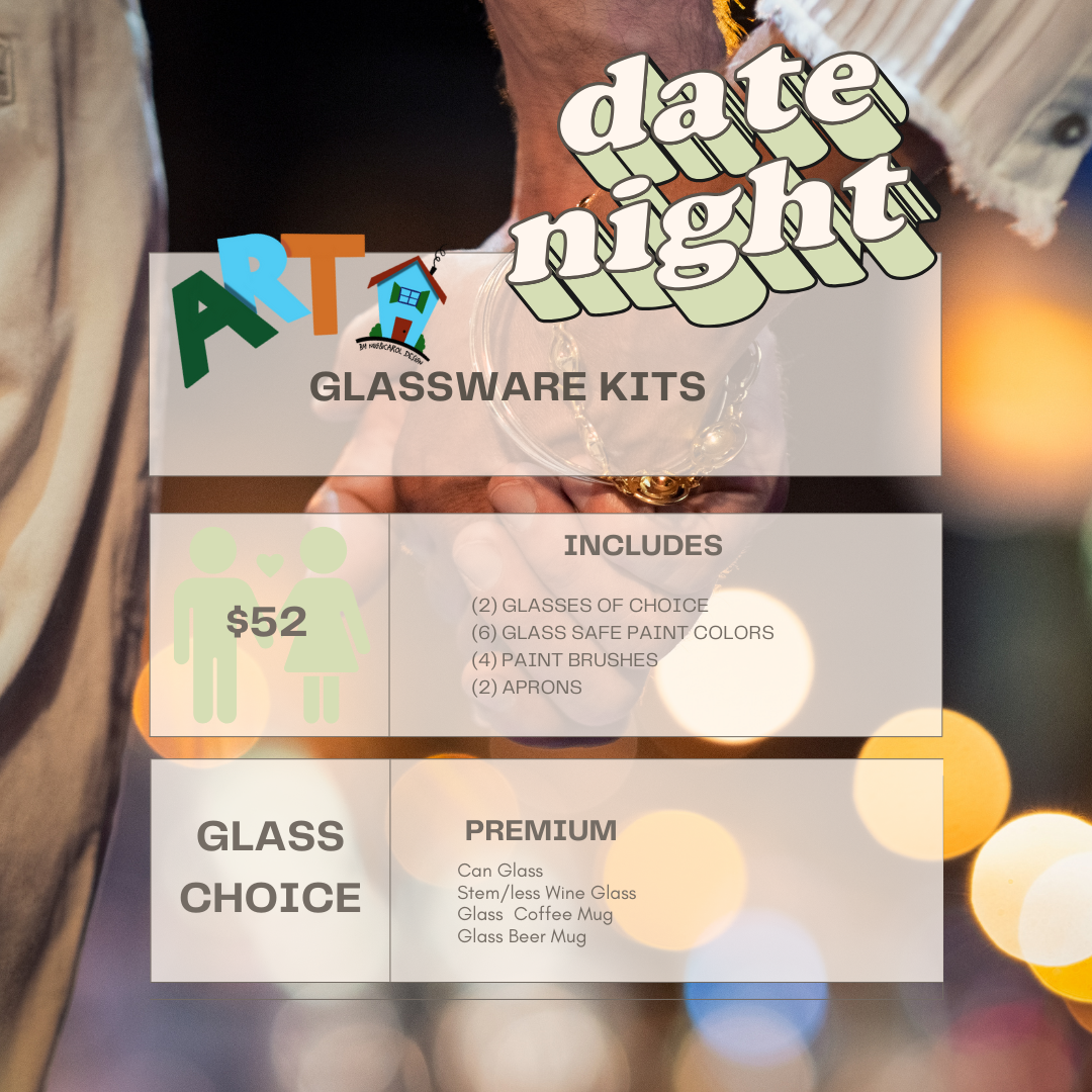 Kits| Date Night Glassware Paint Kit