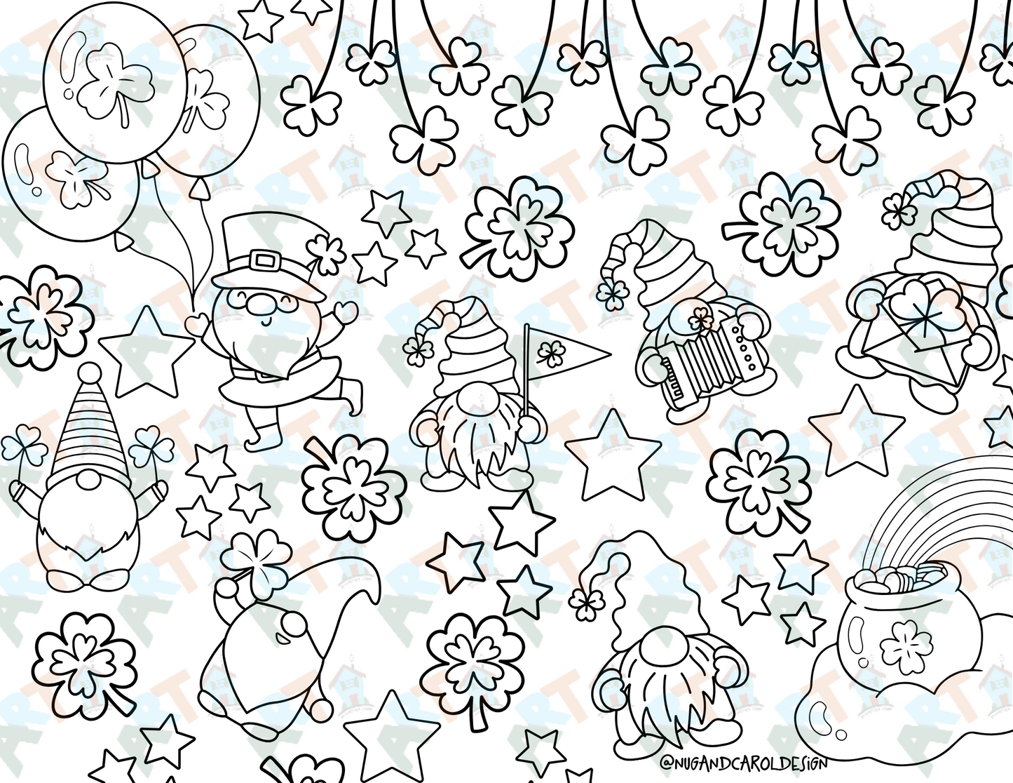 Coloring Pages| St. Patricks Day PRINTABLE