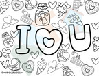 Coloring Pages| VDay PRINTABLE