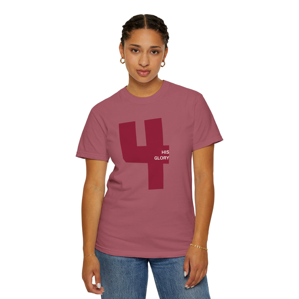 4 His Glory "4HG" Comfort Colors Tee