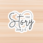 Stickers| Black and White Christian Quotes