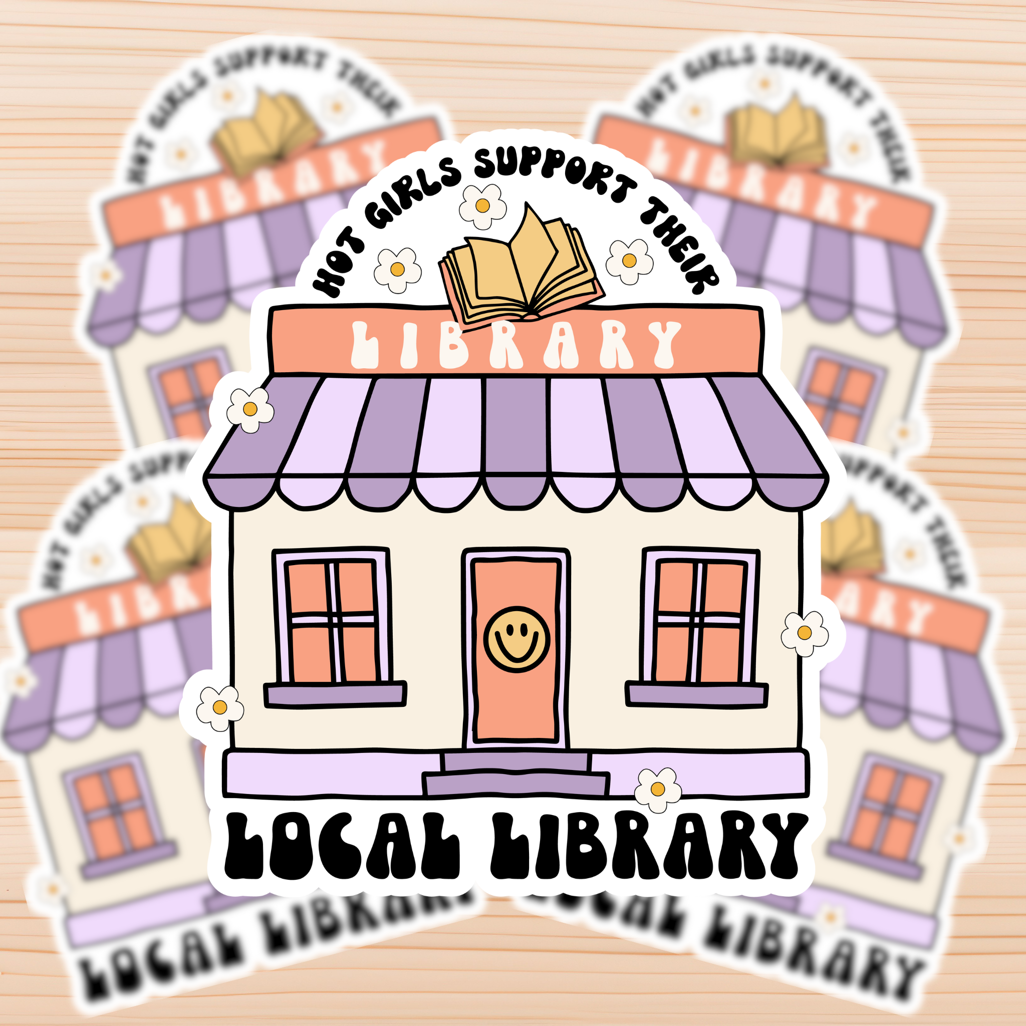 Stickers| Smiley Bookish