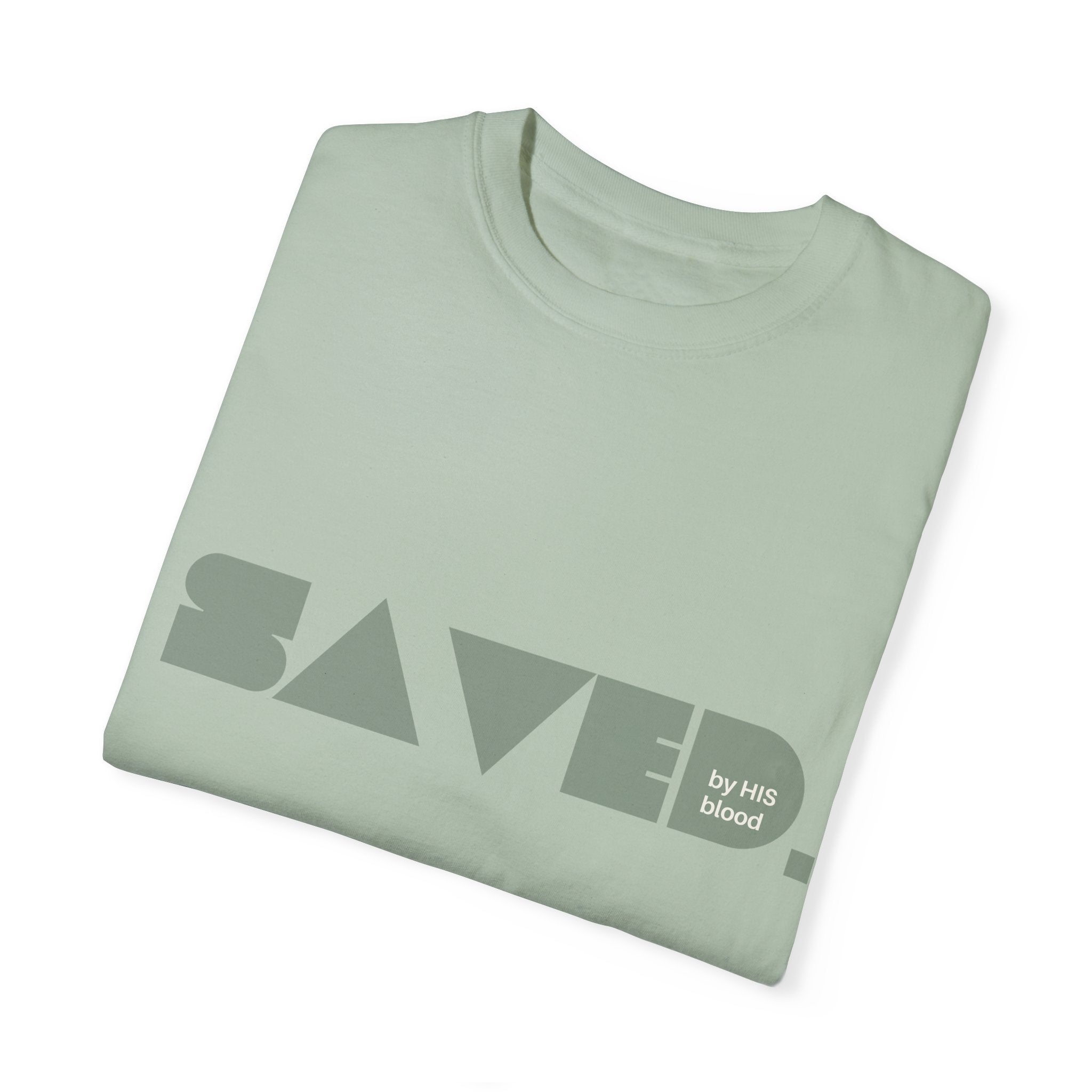 Saved by His Blood "SBHB" Comfort Colors Tee