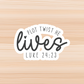 Stickers| Black and White Christian Quotes