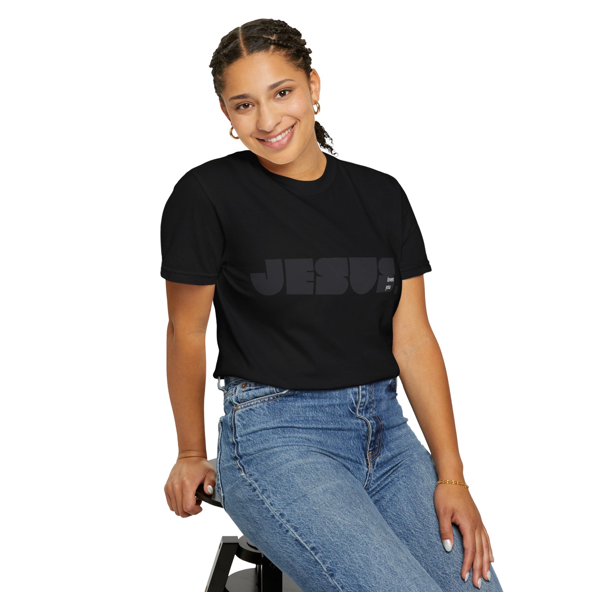 Jesus Loves You "JLY" Comfort Colors Tee