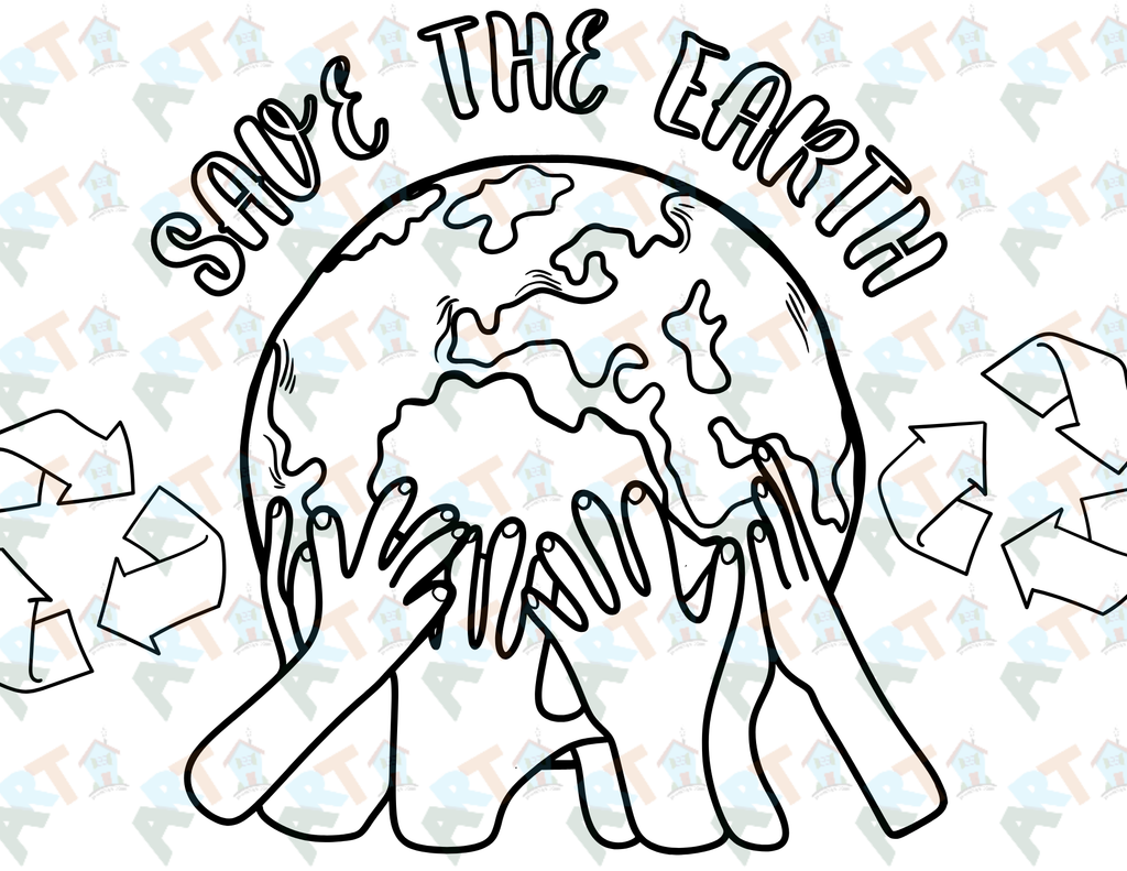 Coloring Pages| Earth Day Coloring Page