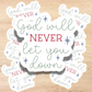 Stickers| Inspirational Christian Quote