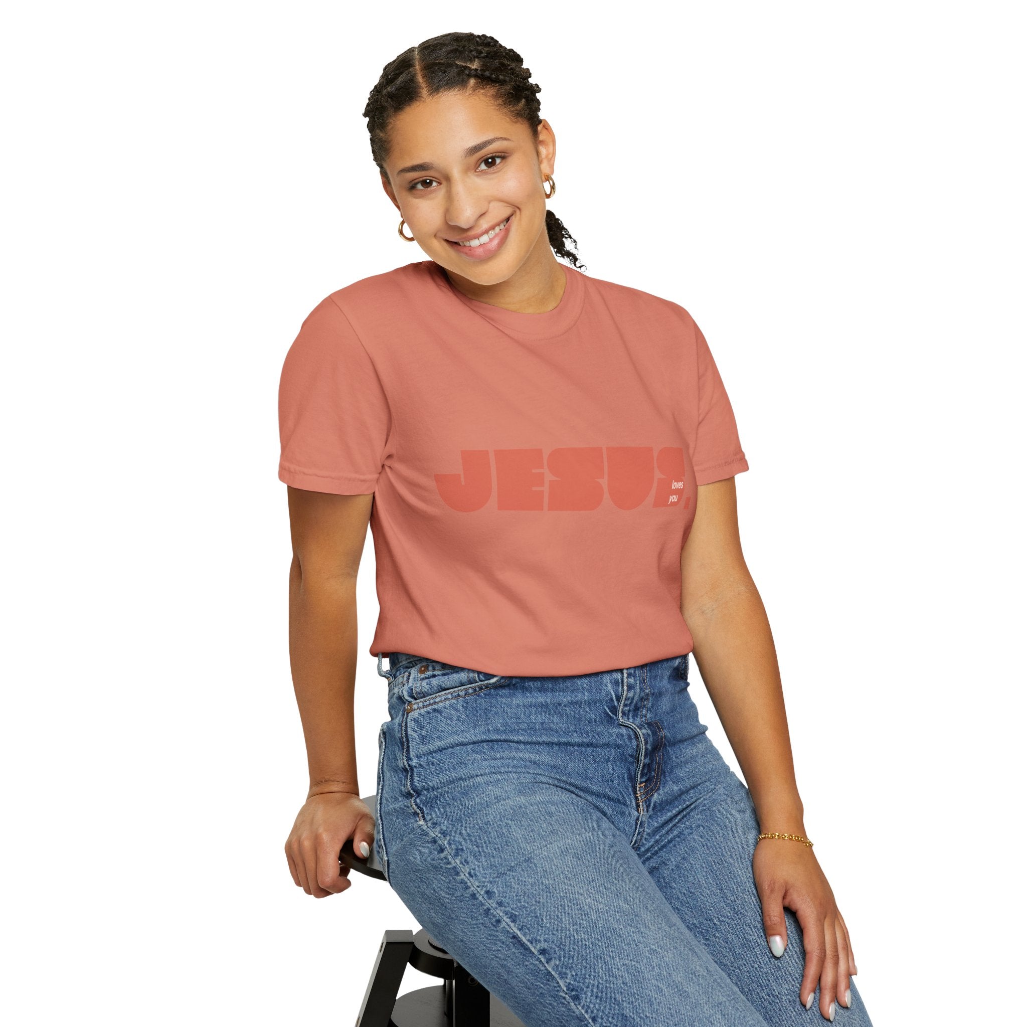 Jesus Loves You "JLY" Comfort Colors Tee