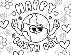 Coloring Pages| Earth Day Coloring Page