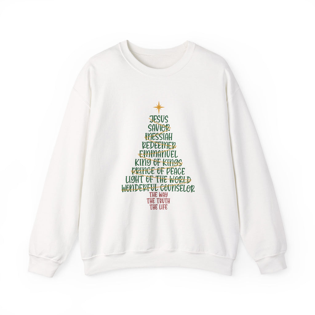 CHRISTmas Tree Crewneck Sweatshirt