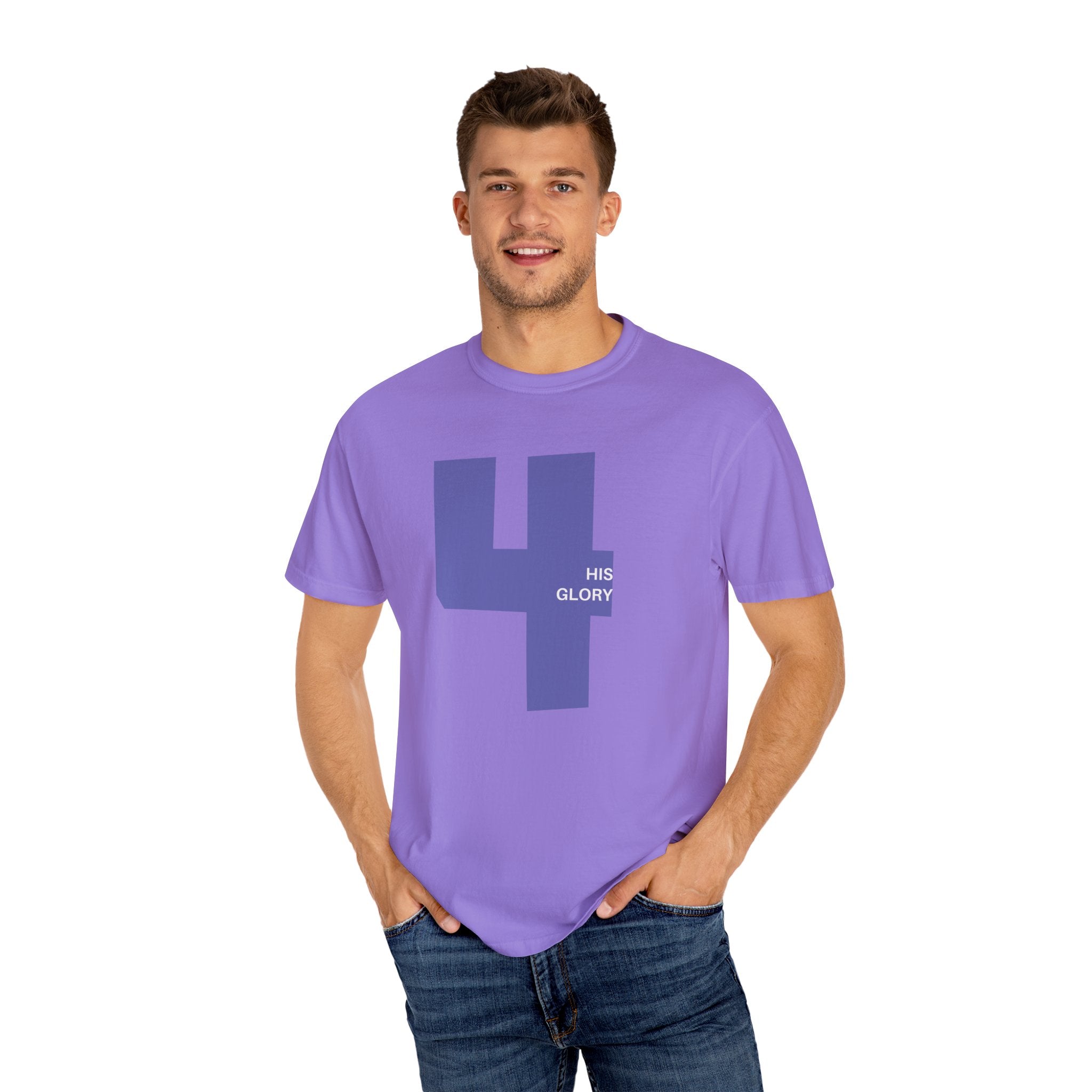 4 His Glory "4HG" Comfort Colors Tee