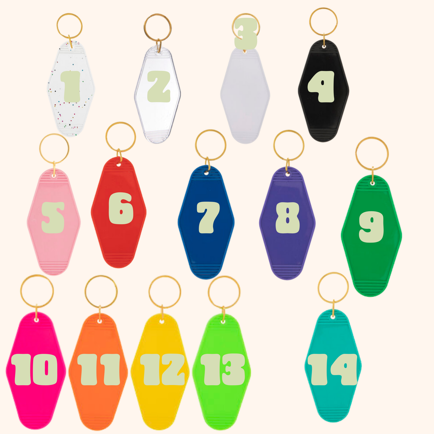 Motel KeyChains| Mom Keychains