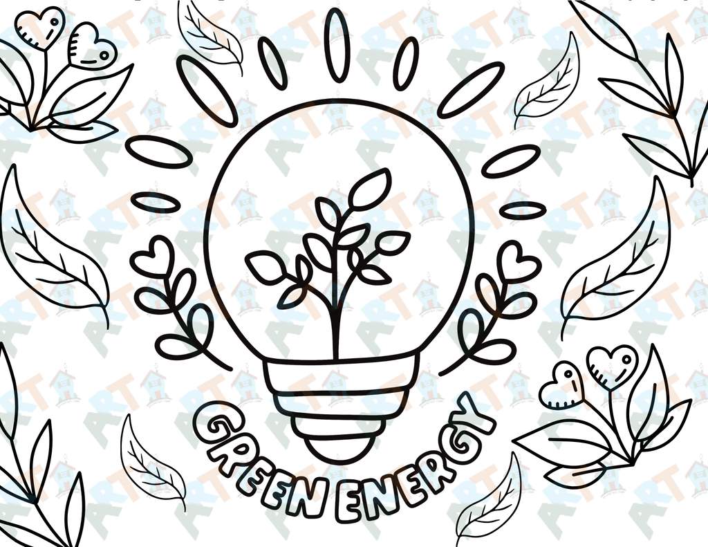 Coloring Pages| Earth Day Coloring Page