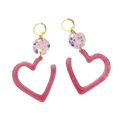 Resin Heart Dangles