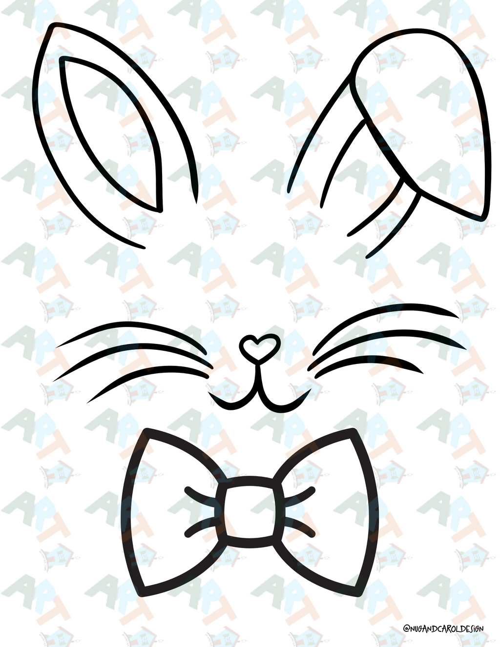 Coloring Pages| Spring Bunny Coloring Pages